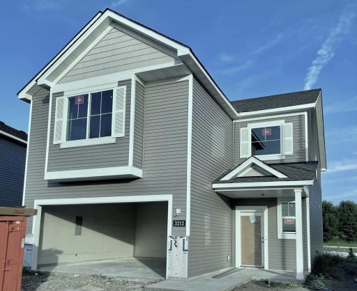 3212 Kady Ave NE- Home is estimated to be ready for an October Move-in! Stone accents, driveway, sod, irrigation, & landscaping will be installed soon. Cul-de-sac homesite!