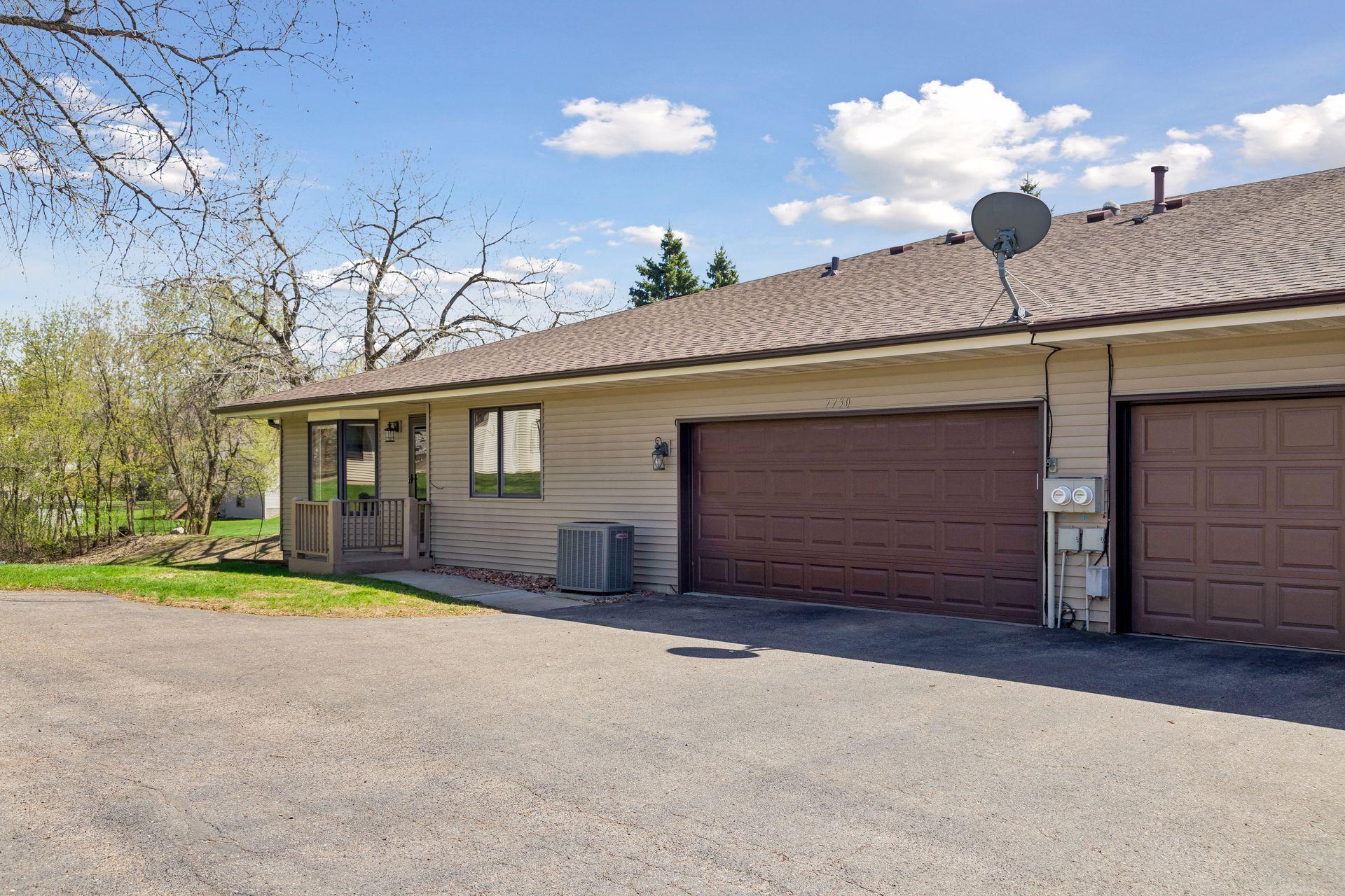 2 car garage and extra parking