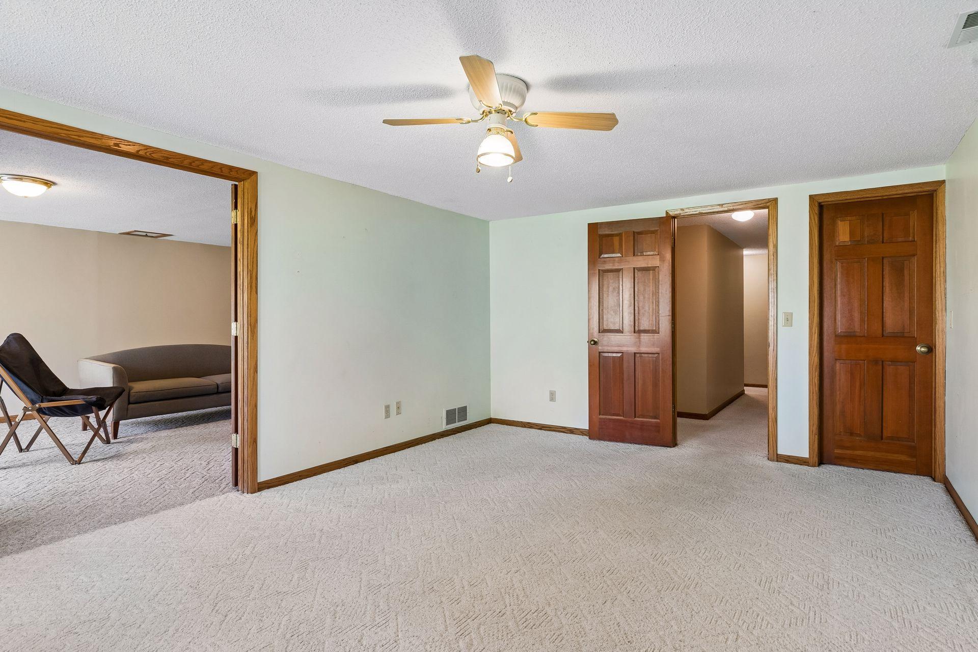 Opens to family room, and hallway