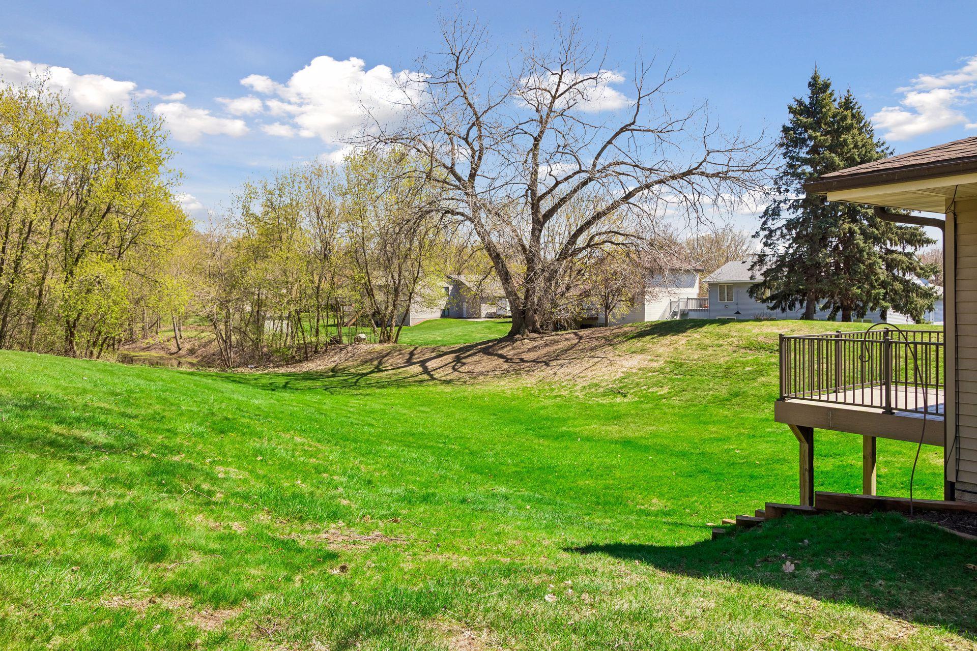 Tons of common space and pond