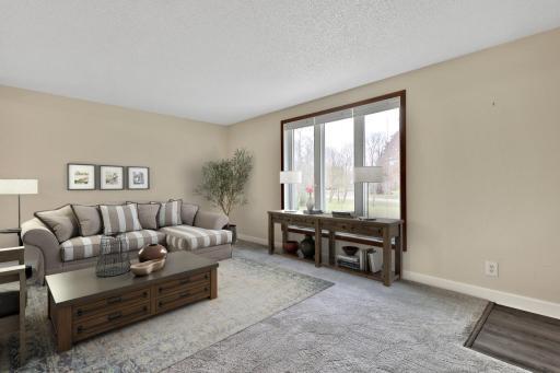 Virtually Staged Living Room