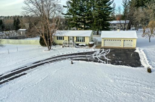 3 car garage with enclosed workshop area