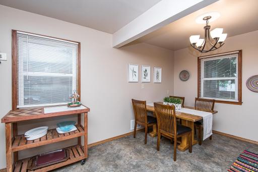 Kitchen has room for a center island