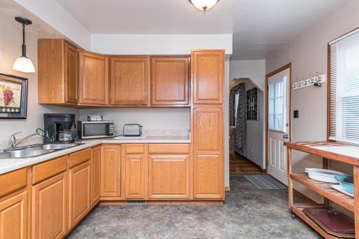 Tons of cupboard and counter space