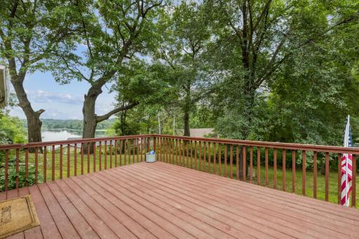 Take in the relaxing views of East Hunters Lake from the front deck!