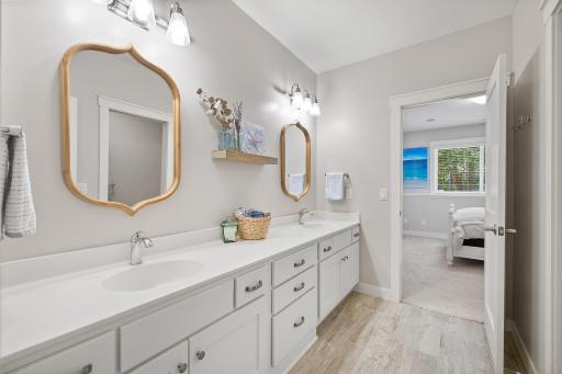 Jack and Jill Bathroom Between Bedrooms 2 and 3