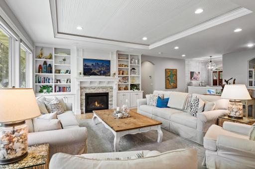 Bright Open Living Spaces with Recessed Lighting
