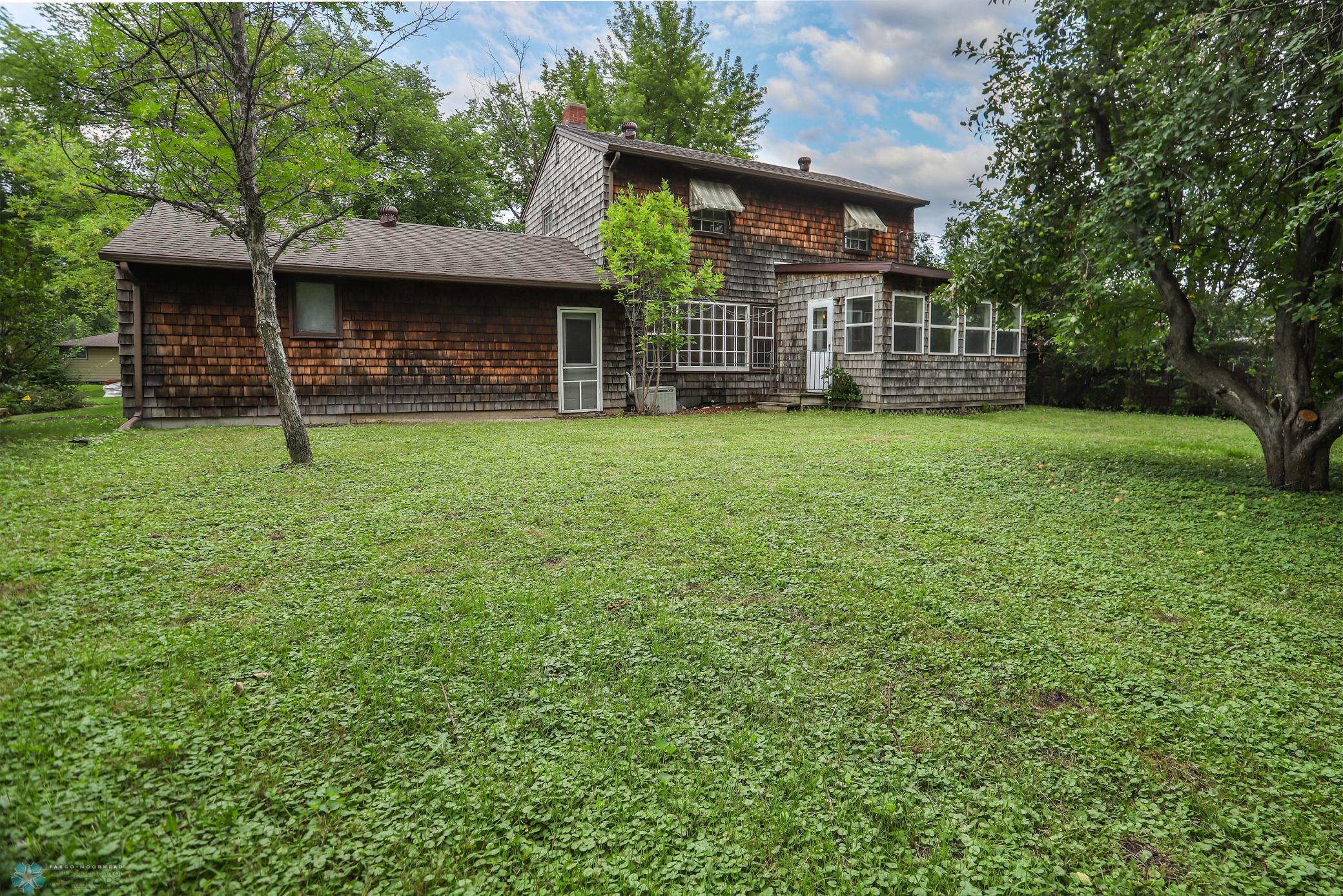 Large backyard