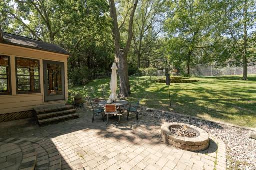 Paver Patio with Firepit
