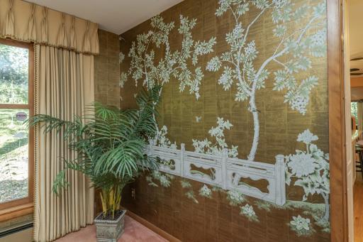 Hand Painted Wallpaper