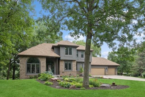Home is on over a 1/2 acre lot overlooking a pond