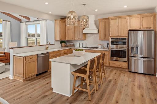 Welcome home to your Alexander Floorplan by M/I Homes! (Picture of model home, colors and materials may vary in actual home.)