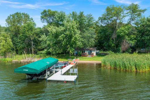 Fully furnished cabin sale- also includes: boat lift, jet ski lift and other aquatic tools
