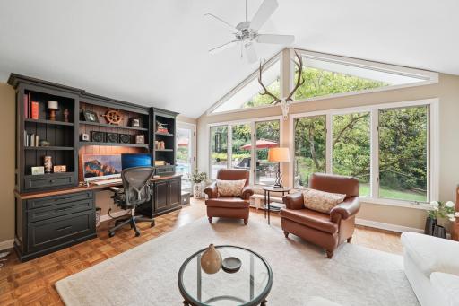 Wall of Southwest Windows in the Sunroom / Office Area