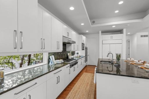 Windows Under Cabinets to Let In More Natural Light