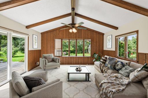Main level family room - virtually staged
