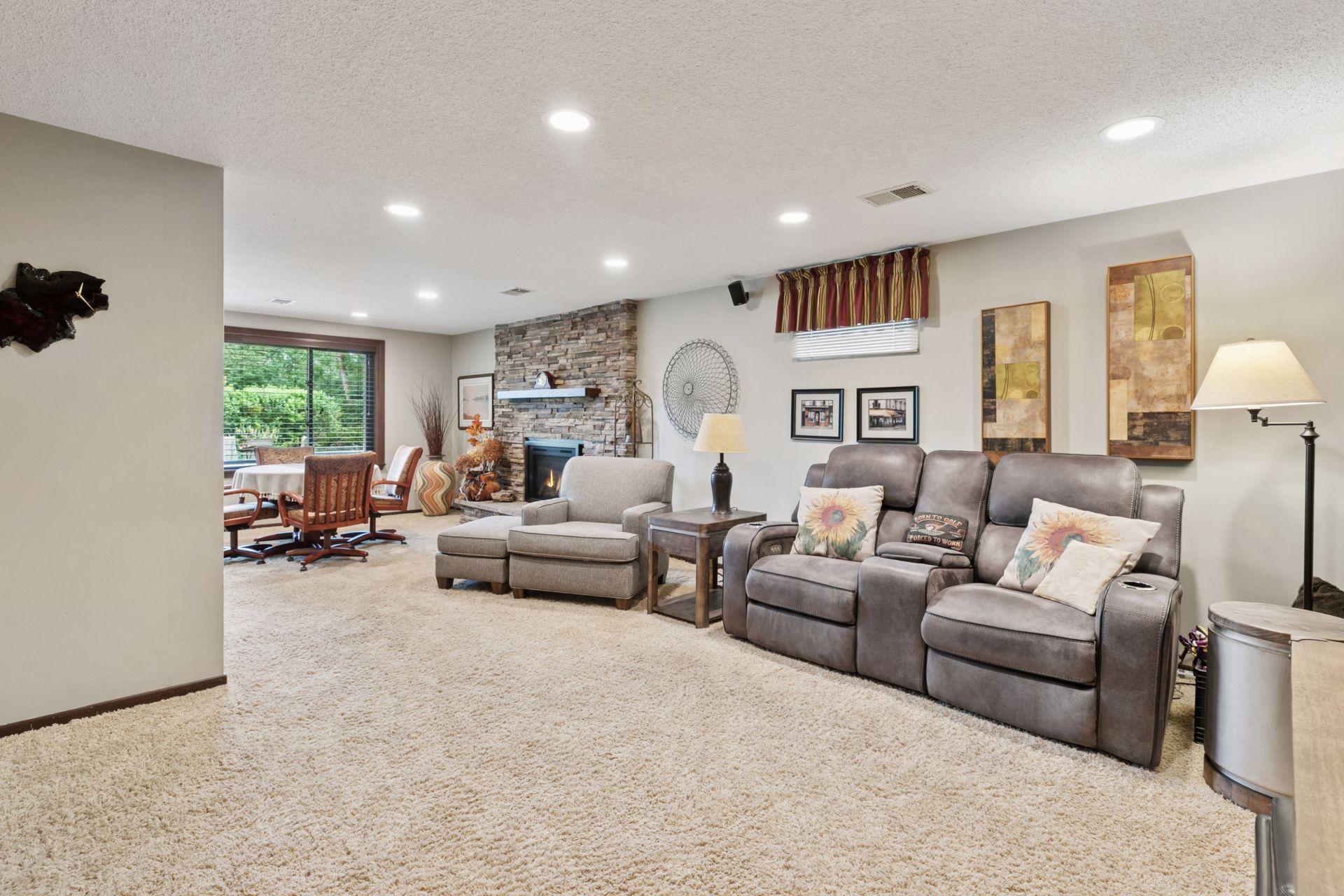 Large and open Amusement / game room.