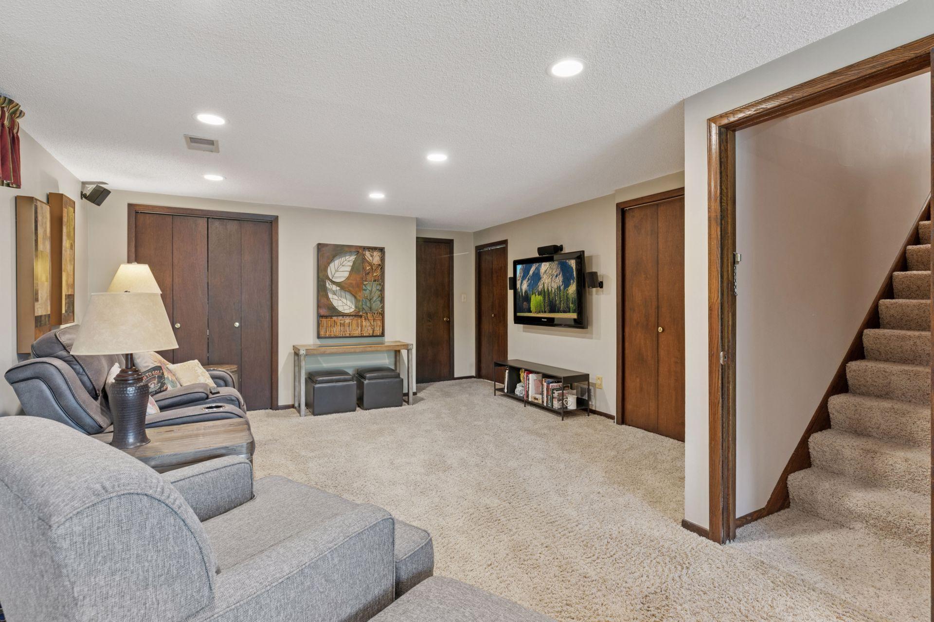 Walk out level... note that there is a central vacuum system.
