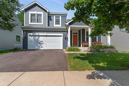 This meticulously maintained two story is cozy, filled with natural light and situated directly across from Legends Gazebo Park. You'll love the several nearby parks, Long Lake, and miles of trails through the beautiful neighborhood.