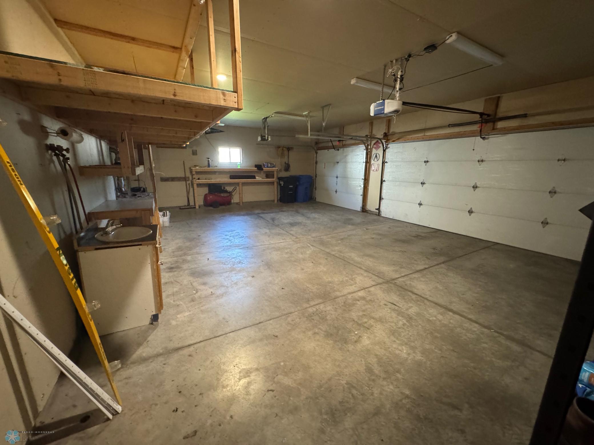Three stall garage.