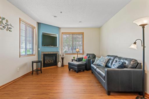 Plenty of Natural Light & a Cozy Corner Fireplace