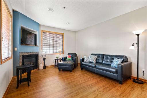 Large Living Room w/Luxury Vinyl Plank Flooring
