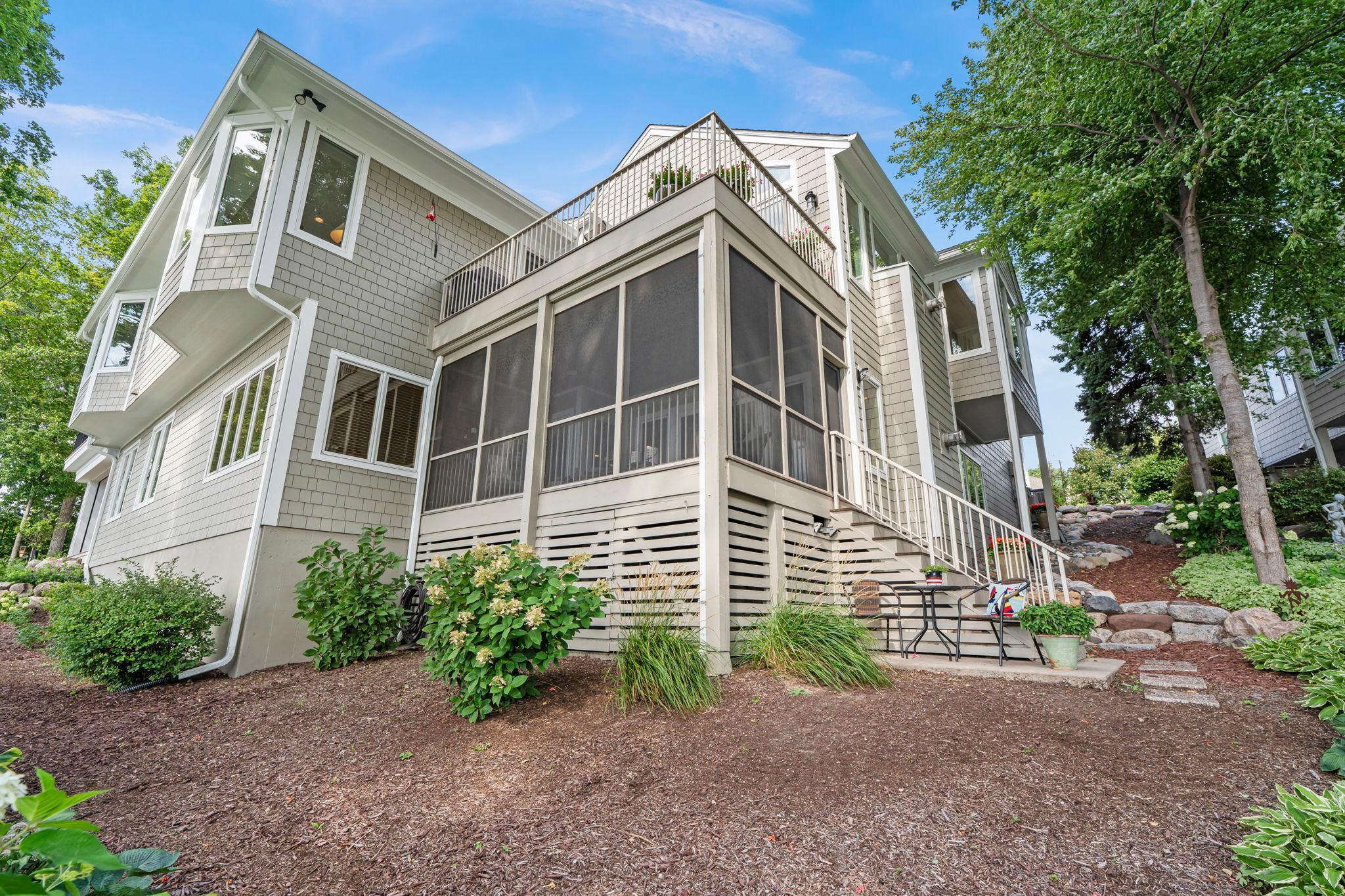 BONUS storage under the screened porch