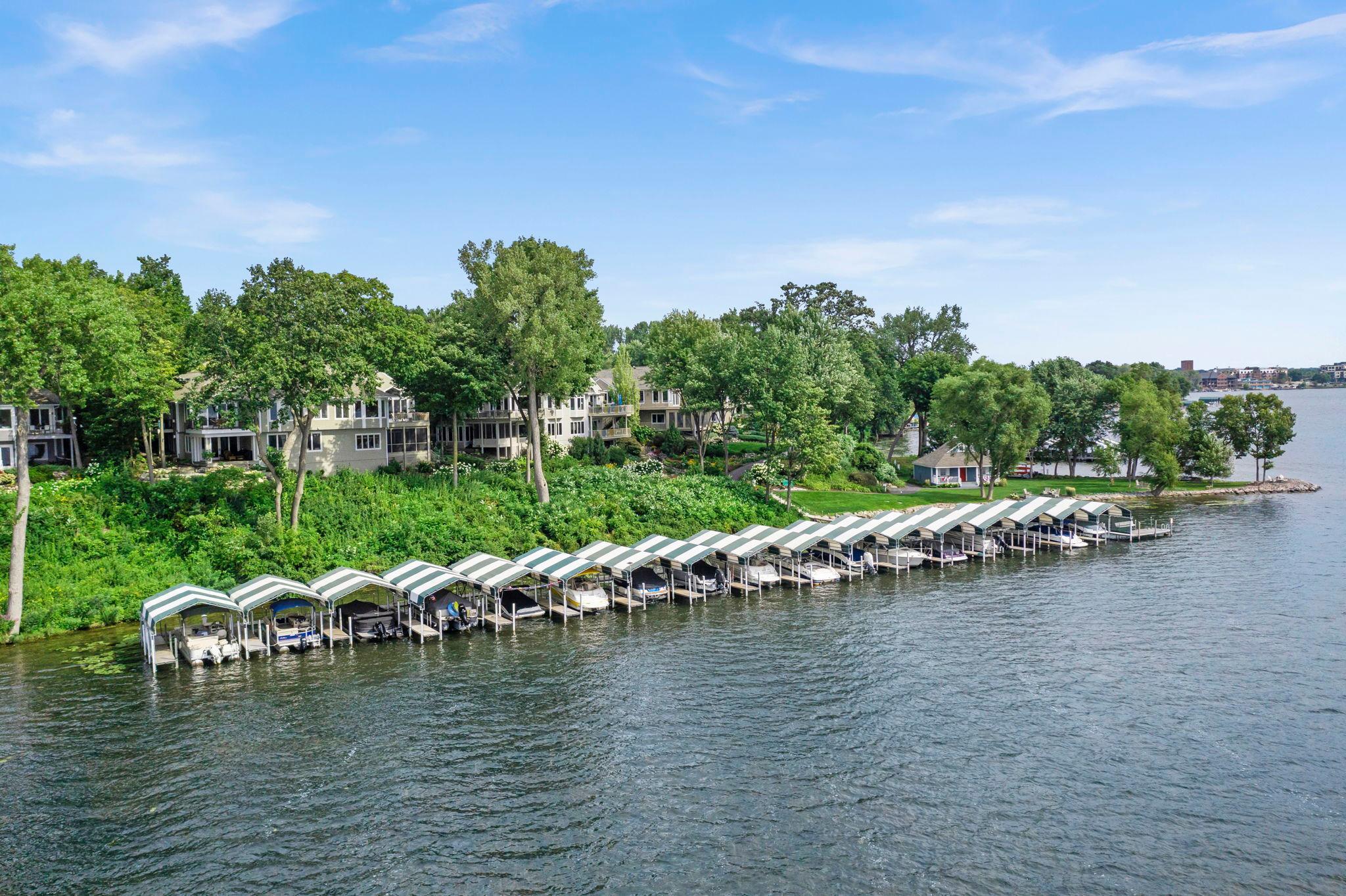 Private marina with your own private boat slip