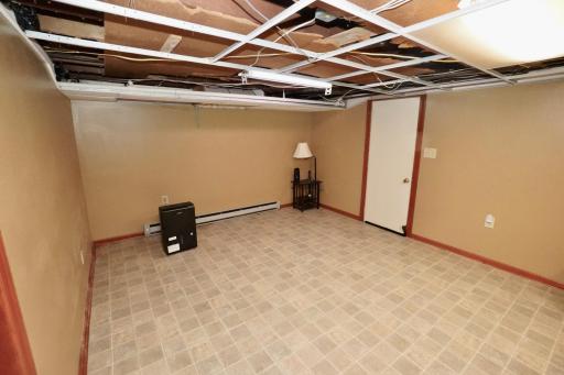 Basement Family room and access to garage