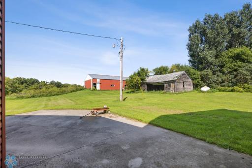 Back Patio and out buildings