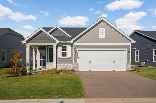 Welcome to 10260 Ironwood Lane in Rogers. Located in the Bellweather over 55 community, this one-level home is perfect for maintenance-free living and numerous amenities.