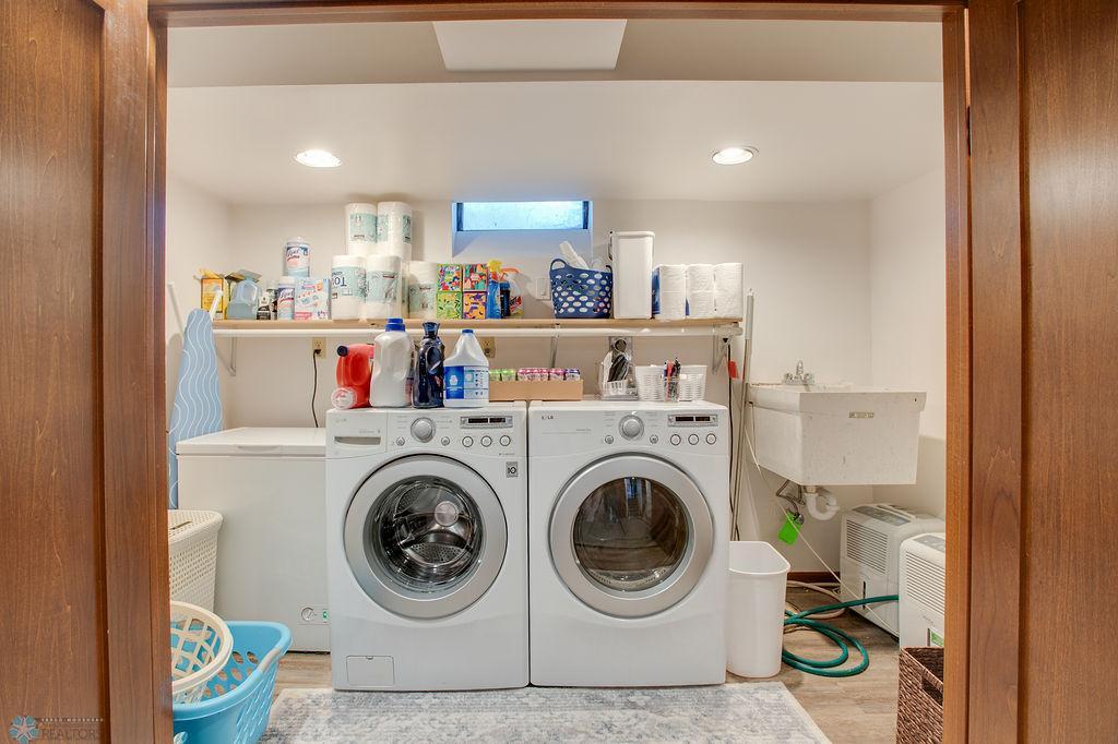 Laundry closet