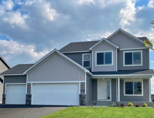 3237 Jandura Ave NE- Completed New Construction Home ready for quick move-in! Highlights include a 4 BAY GARAGE (1,010 sq.ft.) located on a spacious .32+ Acre Walkout Homesite on a quiet No Outlet Street! Front door will be painted soon.