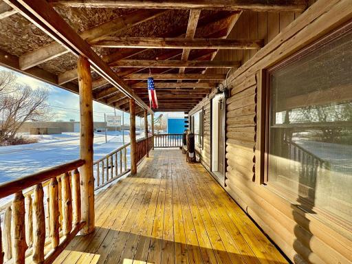 Gorgeous covered front porch