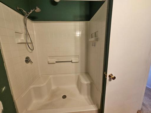 Main floor bathroom walk in shower