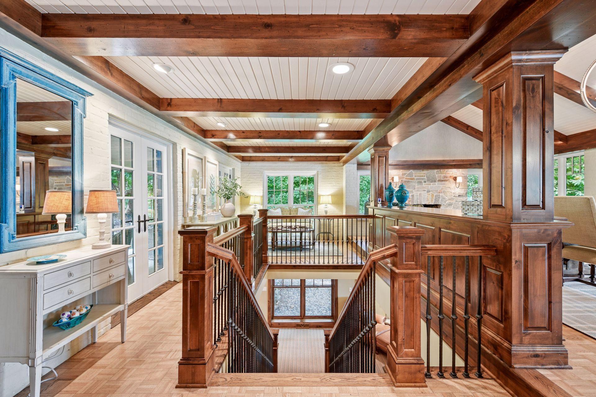 Head down to the lower level