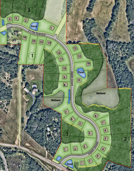 1st Addition Lots available for reservation!
