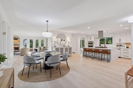 Photo for 75 E Pleasant Lake Road, North Oaks, MN 55127 - listing #6770468 Stylish renovation featuring open living, new septic, deck, and curated landscaping—nestled in a tranquil, tree-filled yard within the Mounds View School District.