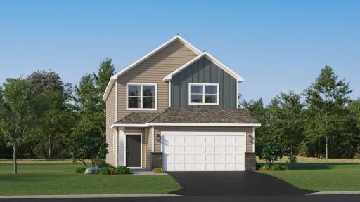 (*Artist rendering, actual homes colors and finishes will vary) Welcome to the Carlsbad in Willowbrooke!