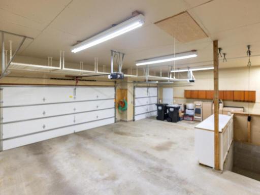 Heated garage for year-round projects and parking.