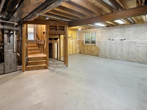 Room to growâlower-level egress for a third bedroom option