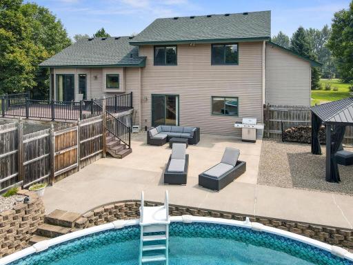 This beautifully maintained 2,400 sq ft home combines updated interiors with exceptional outdoor amenities.