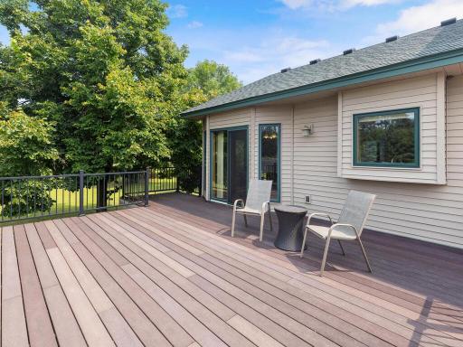 Relaxation awaits on your maintenance free deck