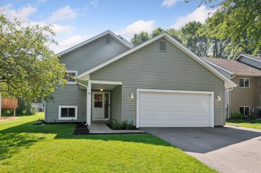 Front of home - new driveway, freshly landscaped