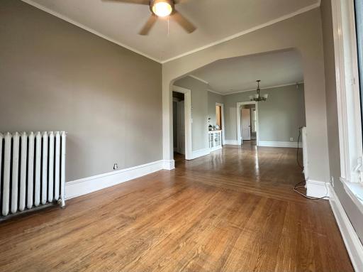 Upper Level Living Room/ Dining Room