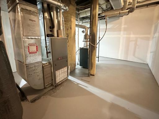 Furnace and Water Boiler in Basement