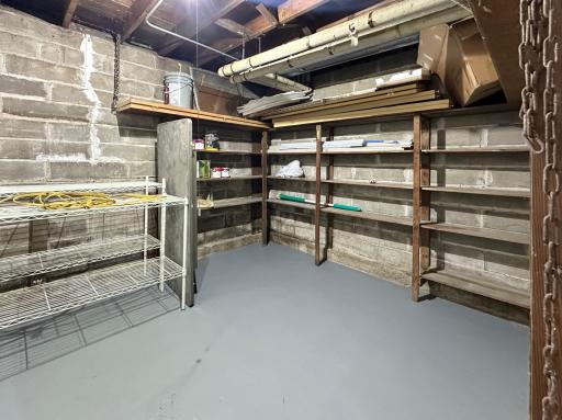 Storage Room in Basement