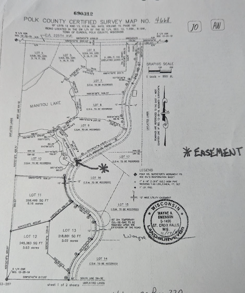 242nd Plat w Lake Access Easement.png