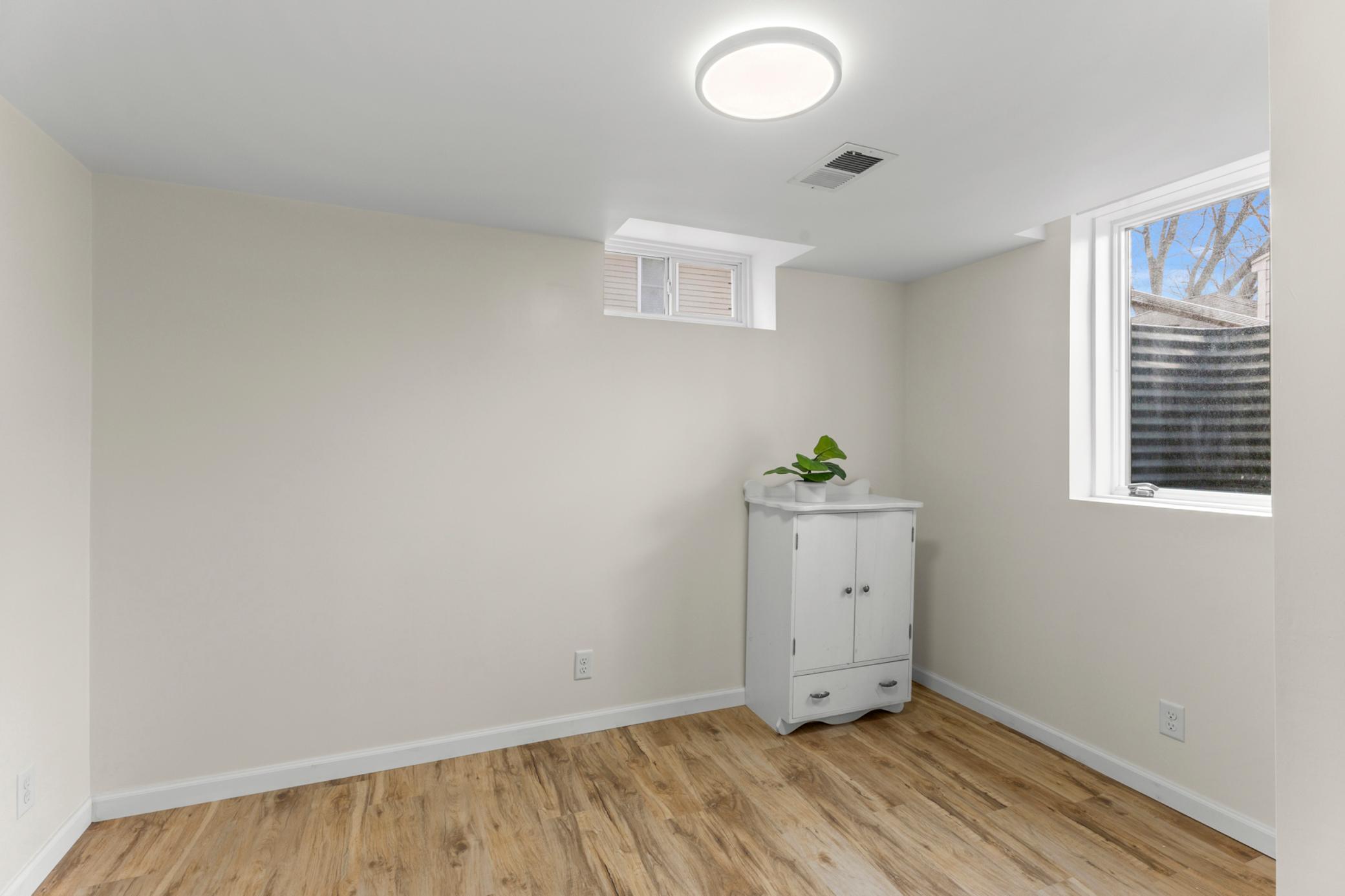 This sunny LL bedroom doesn't feel like a basement!