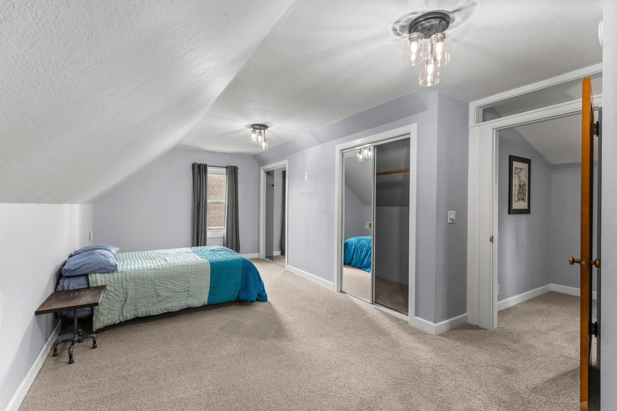 Entire upper level is the primary suite.